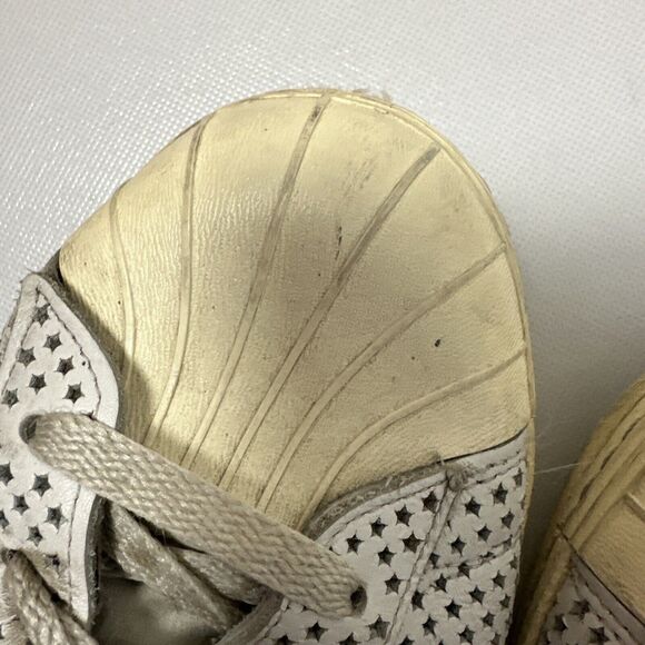 Adidas Superstar Sneaker Mens 12 Quickstrike 80s Style Shell Toe Camo Gold - Picture 16 of 16